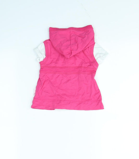 George Girls Pink Pullover Jumper Size 3-6 Months - Minnie mouse