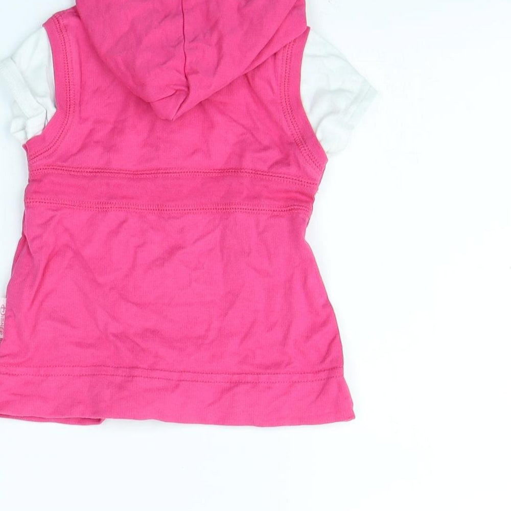 George Girls Pink Pullover Jumper Size 3-6 Months - Minnie mouse