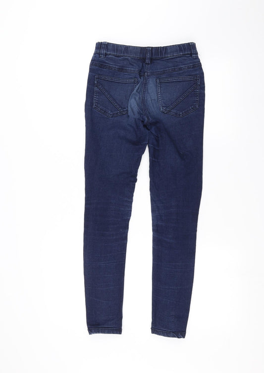 NEXT Girls Blue Denim Skinny Jeans Size 11 Years