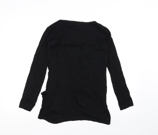 Star Womens Black Cardigan Jumper Size M