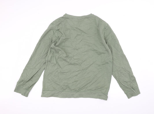 Acw85 Womens Green Pullover Jumper Size L