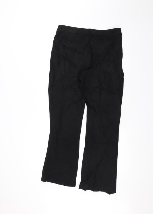 NxD Womens Black Trousers Size 6 L26 in