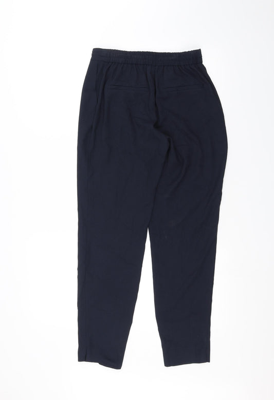 Zara Womens Blue Trousers Size XS L25 in