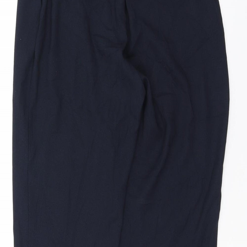 Zara Womens Blue Trousers Size XS L25 in