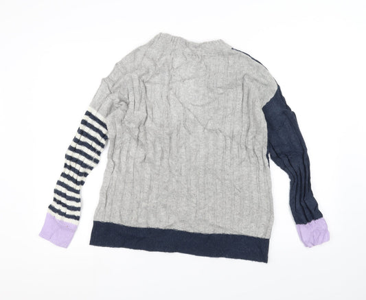 Marks and Spencer Womens Grey Pullover Jumper Size S