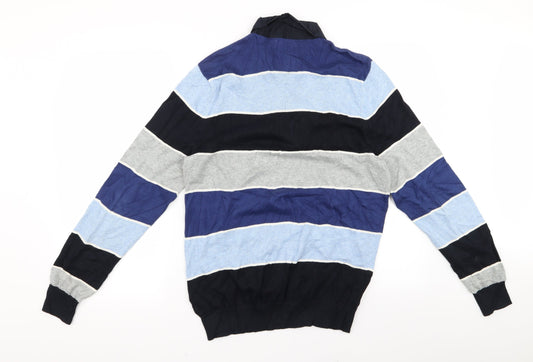 Preworn Womens Multicoloured Striped Pullover Jumper Size M