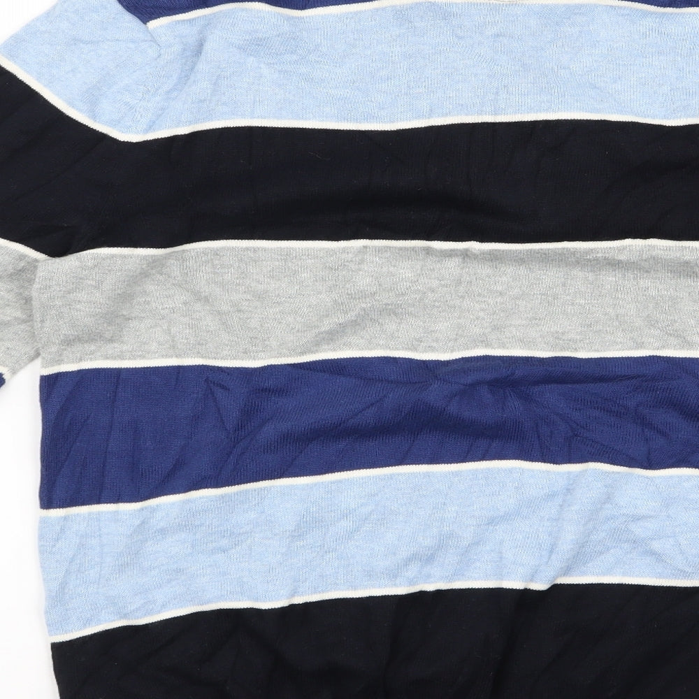 Preworn Womens Multicoloured Striped Pullover Jumper Size M