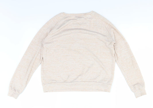 New Look Girls Pink Pullover Jumper Size 12-13 Years