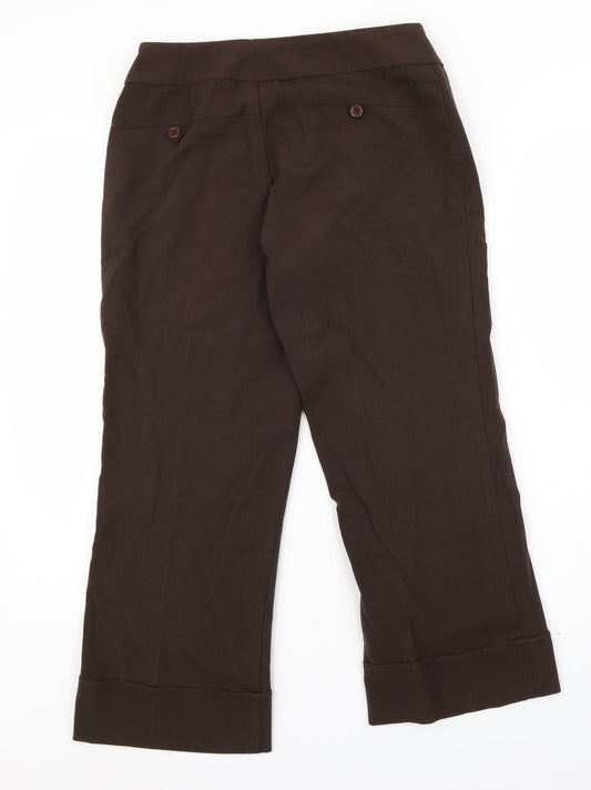 KOJIYOHJI Womens Brown Trousers Size 8
