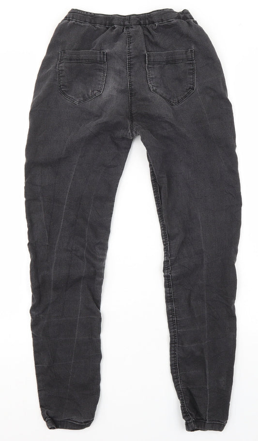 Candy Couture Girls Black Denim Jegging Jeans Size 13 Years