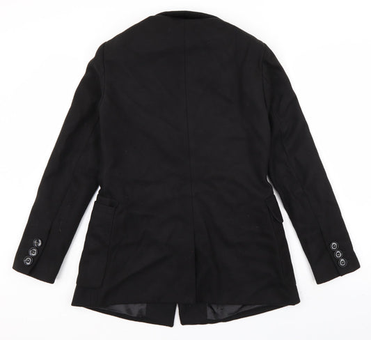 Preworn Womens Black Jacket Coat Size M