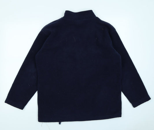 Active Mens Blue Fleece Pullover Sweatshirt Size S