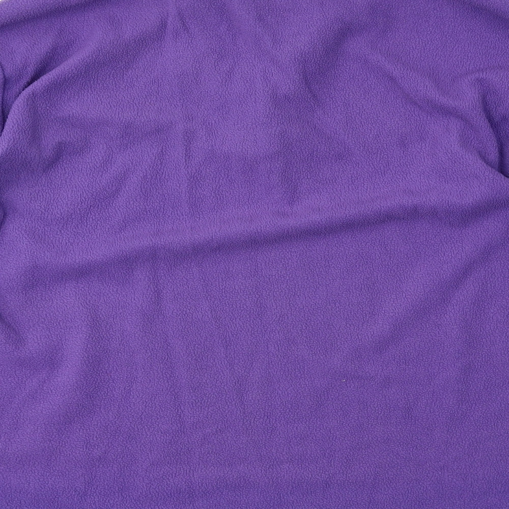 Hi Gear Womens Purple Fleece Jacket Size 14