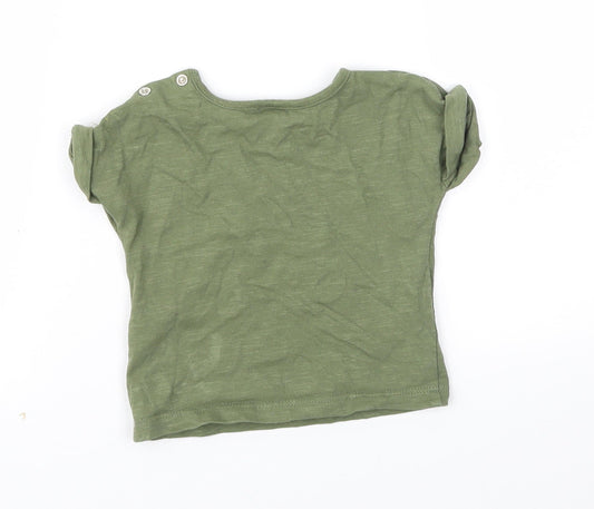 NEXT Boys Green Basic T-Shirt Size 0-3 Months