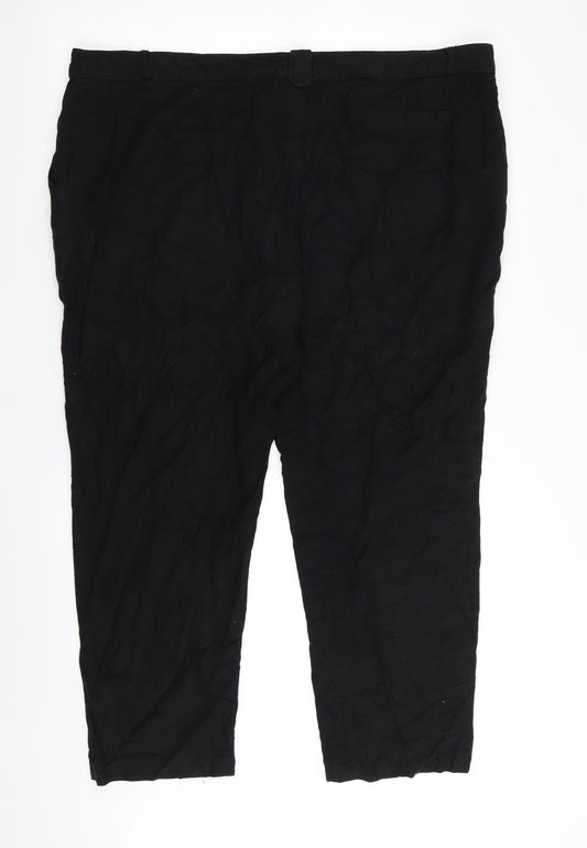 Asda George Womens Black Trousers Size 40 in L27 in
