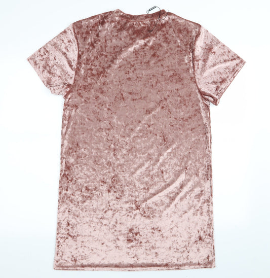 PLT Womens Pink T-Shirt Dress Size 10
