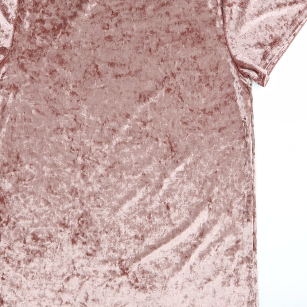 PLT Womens Pink T-Shirt Dress Size 10