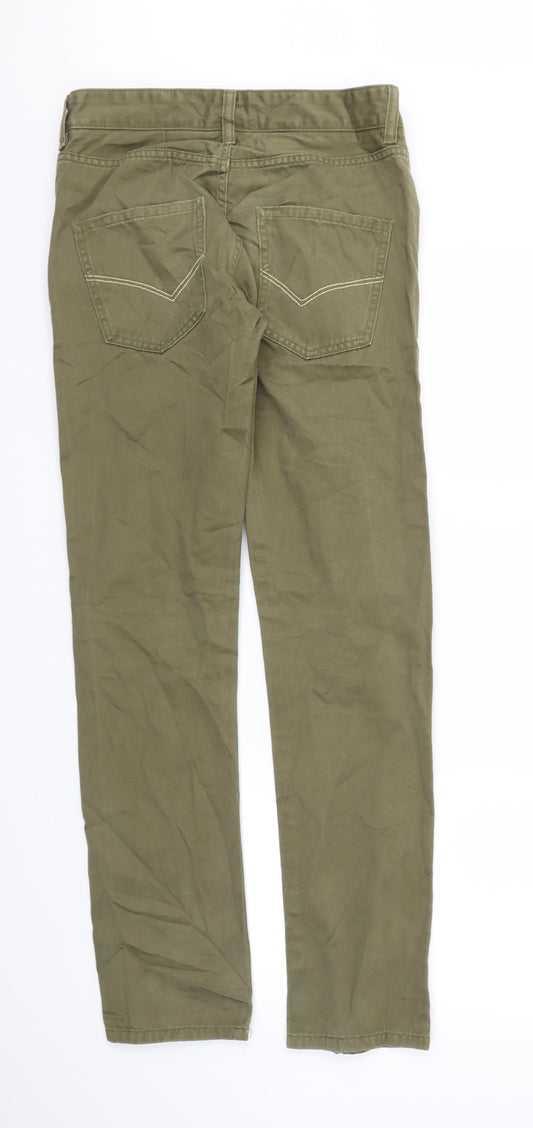 johnnieb Mens Green Skinny Jeans Size 28 L32 in