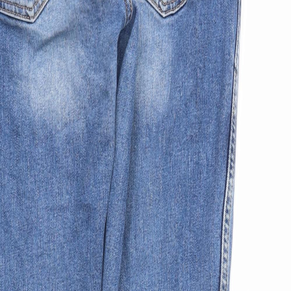 DENIM Womens Blue Skinny Jeans Size 10 L27 in