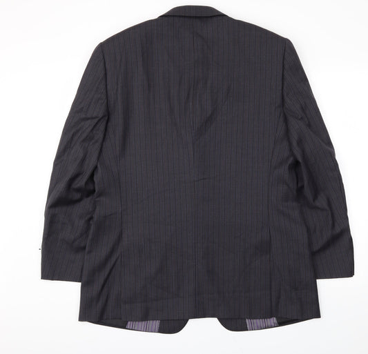BROOK Mens Black Jacket Blazer Size 40