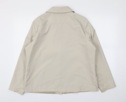 BM Womens Beige Jacket Coat Size M