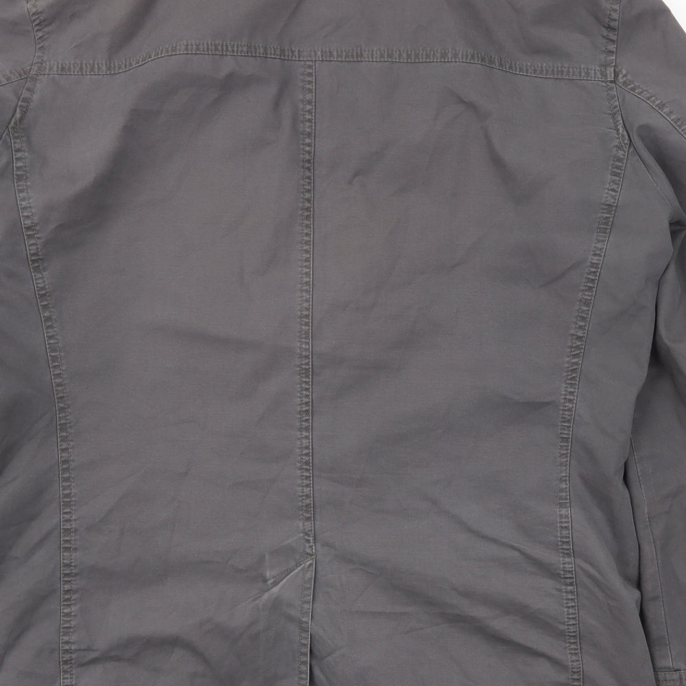 M&S Womens Grey Jacket Coat Size M