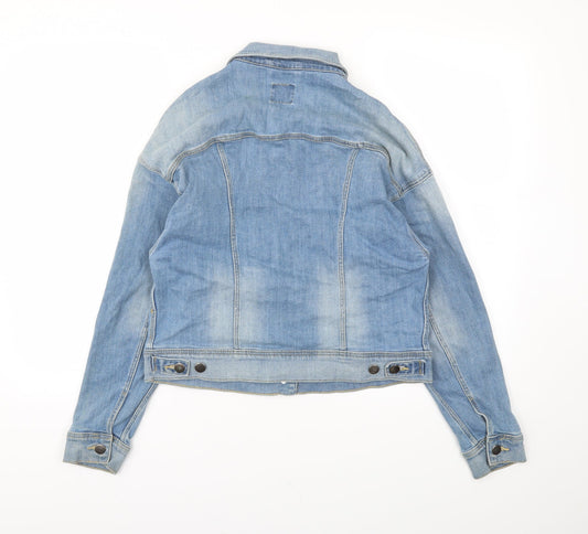 Preworn Womens Blue Jacket Size XS