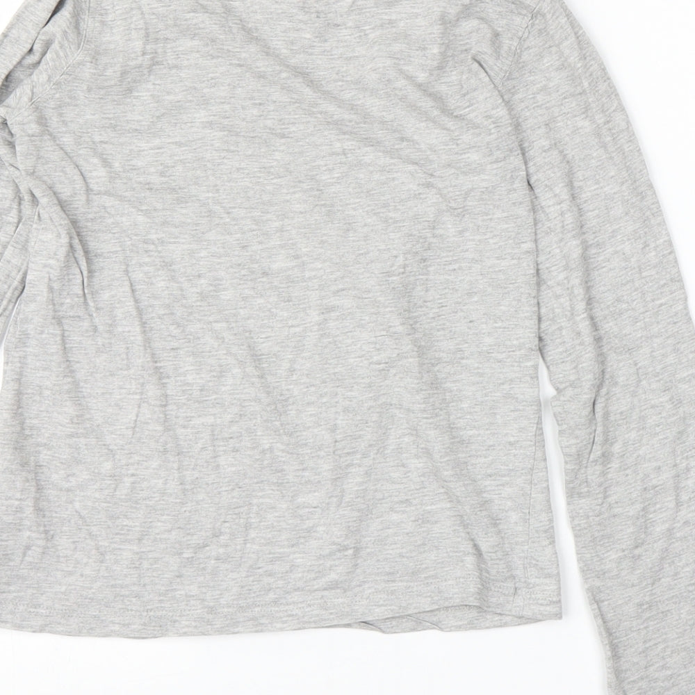 Pep&Co Girls Grey Basic T-Shirt Size 9-10 Years
