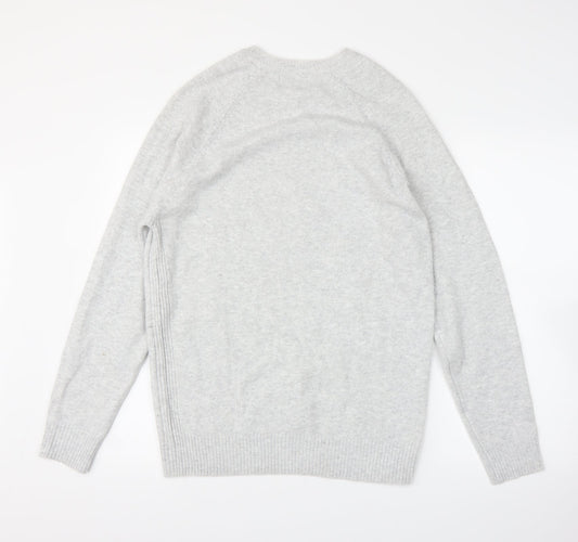 Primar Mens Grey Pullover Jumper Size M