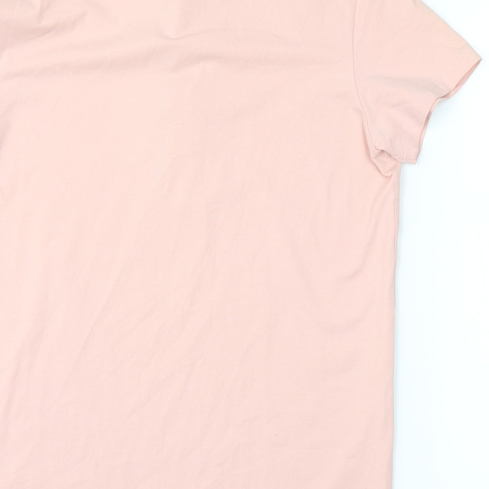 Energie Boys Pink Basic T-Shirt Size L
