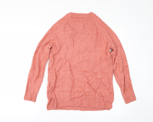 Marks and Spencer Womens Orange Pullover Jumper Size XS