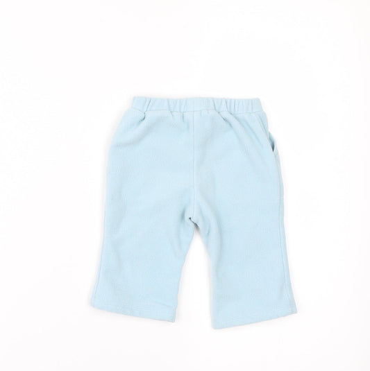 Gap Baby Blue Fleece Jogger Trousers Size 3-6 Months