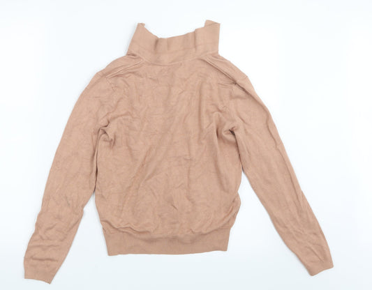 H&M Womens Beige Basic T-Shirt Size XS