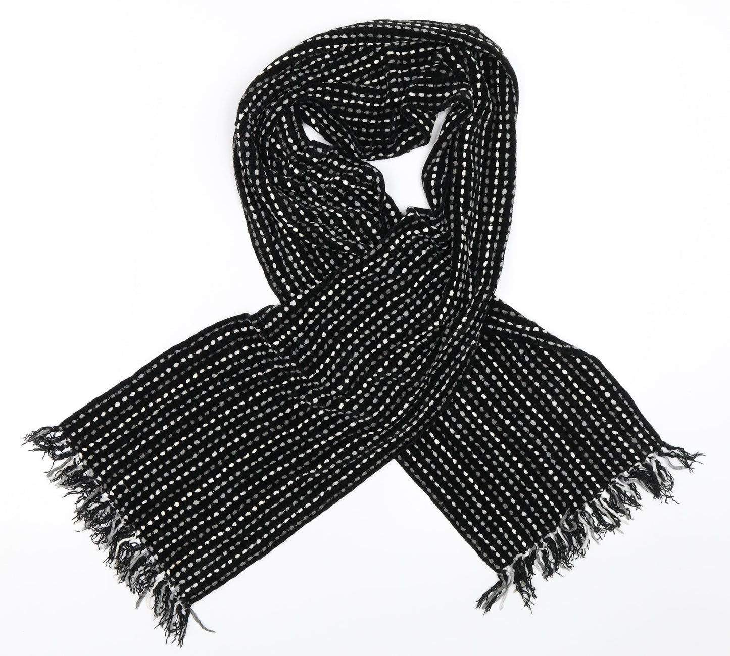 Preworn Womens Black Scarf
