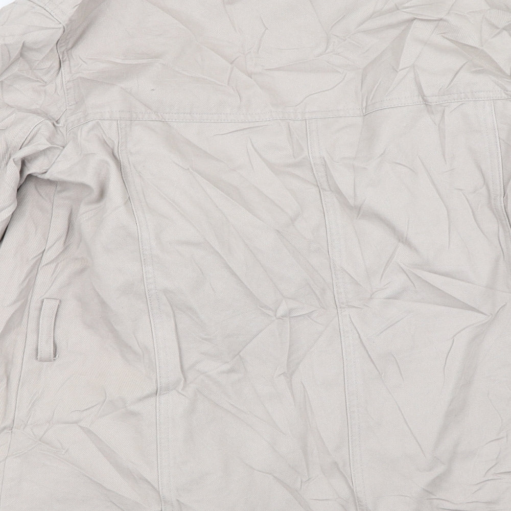 Preworn Womens Beige Jacket Coat Size 12