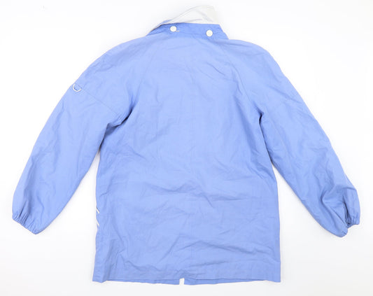 Preworn Womens Blue Jacket Coat Size 38