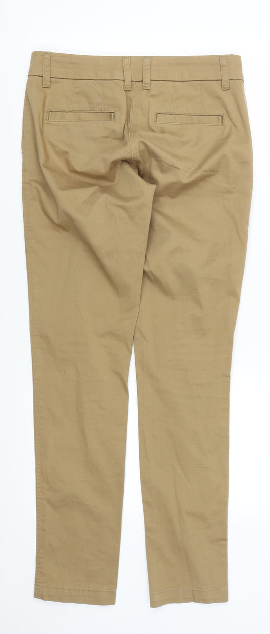 Lth Womens Beige Chino Trousers Size 26 in L29 in