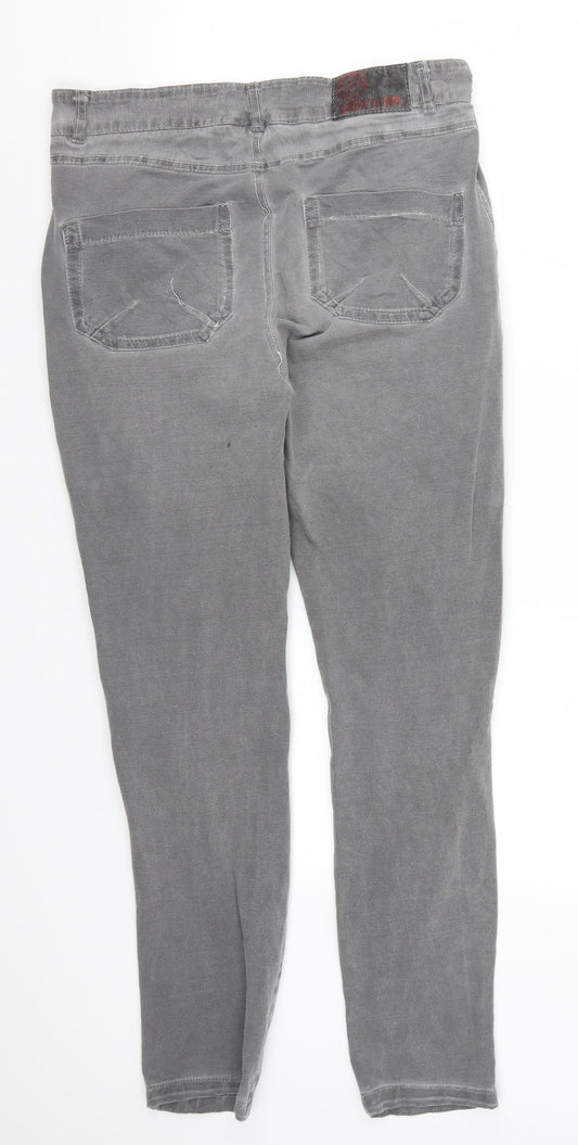 Funky State Womens Grey Denim Skinny Jeans Size 32 in L27 in