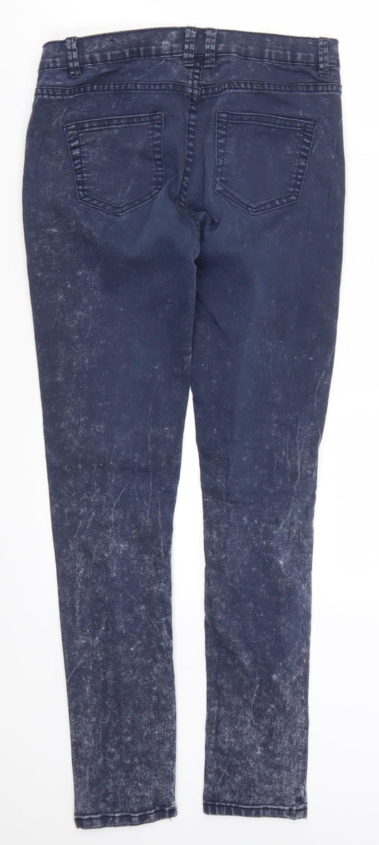 H4Dee Womens Blue Denim Skinny Jeans Size 8 L28 in