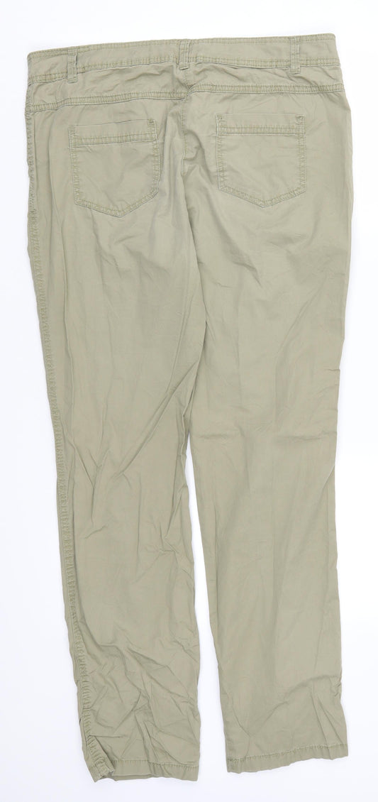 Promod Womens Beige Trousers Size 34 in L31 in