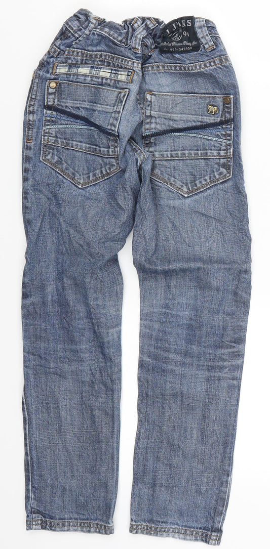 Debenhams Boys Blue Denim Straight Jeans Size 9 Years
