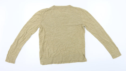 Marks and Spencer Womens Beige Pullover Jumper Size 12