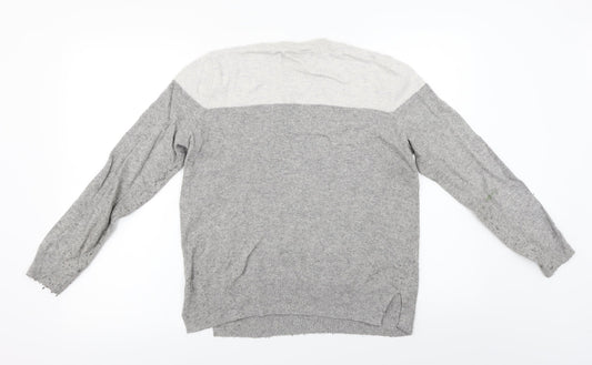 Mini Velvet Womens Grey Pullover Jumper Size 12
