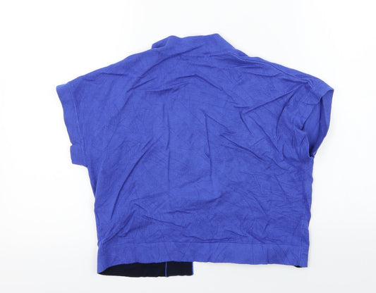 Marks and Spencer Womens Blue Cardigan Jumper Size 10