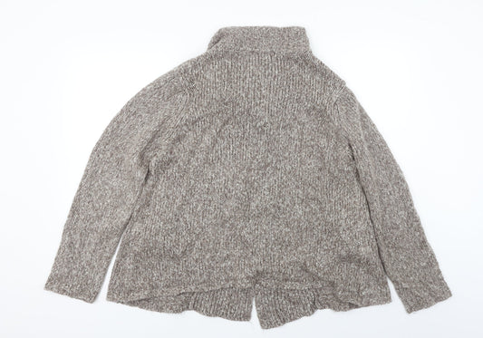 Marks and Spencer Womens Beige Cardigan Jumper Size 16