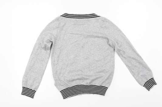 Debenhams Womens Grey Pullover Jumper Size 10