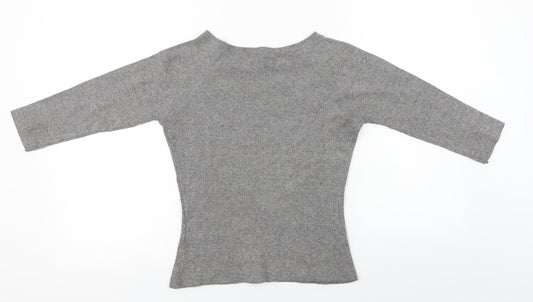 Ozone Womens Grey Pullover Jumper Size S