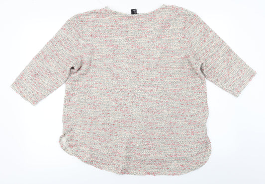 H&M Womens Red Pullover Jumper Size M