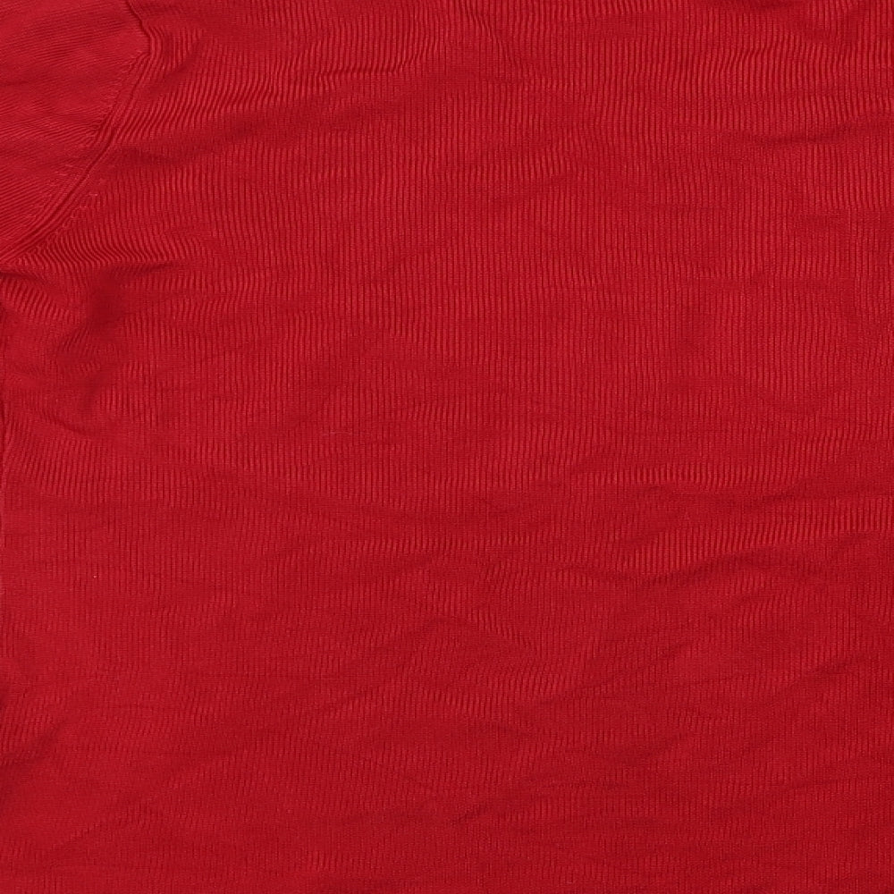Sky Designs Womens Red Cardigan Jumper Size S