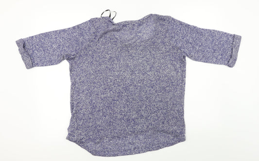 New Look Womens Blue Pullover Jumper Size 16